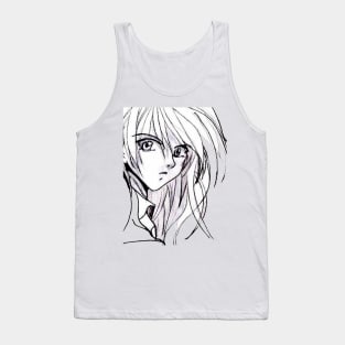 Anime face Tank Top